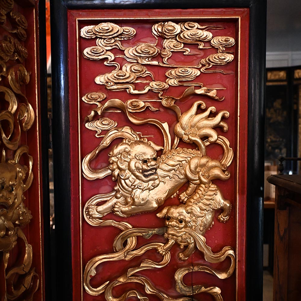 image of interior of items and atefacts in the Wo Hing Chinese Museum in Lahaina.